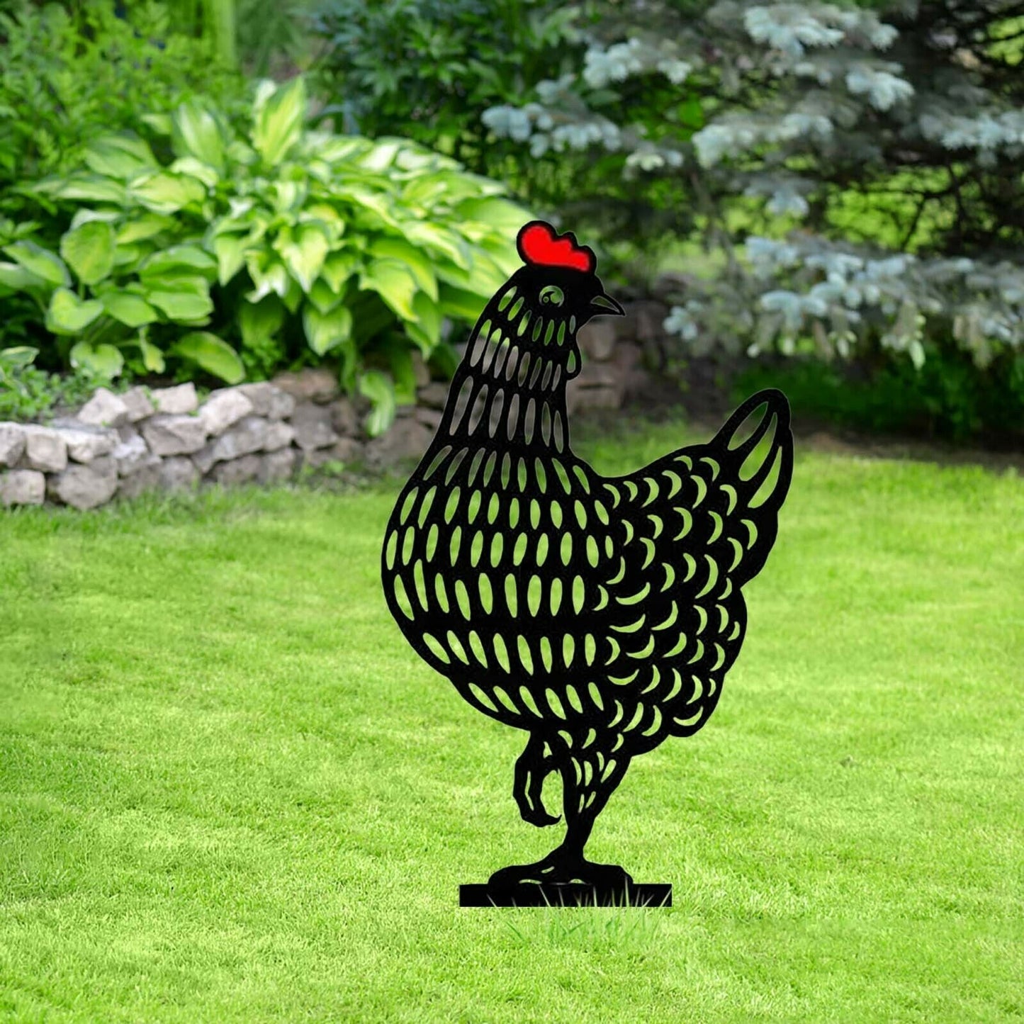 Artistic garden chicken coop