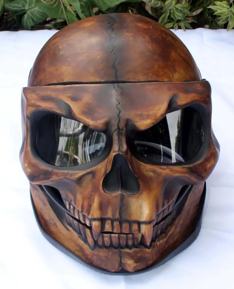 Necromancer Skull Helmet---decoration