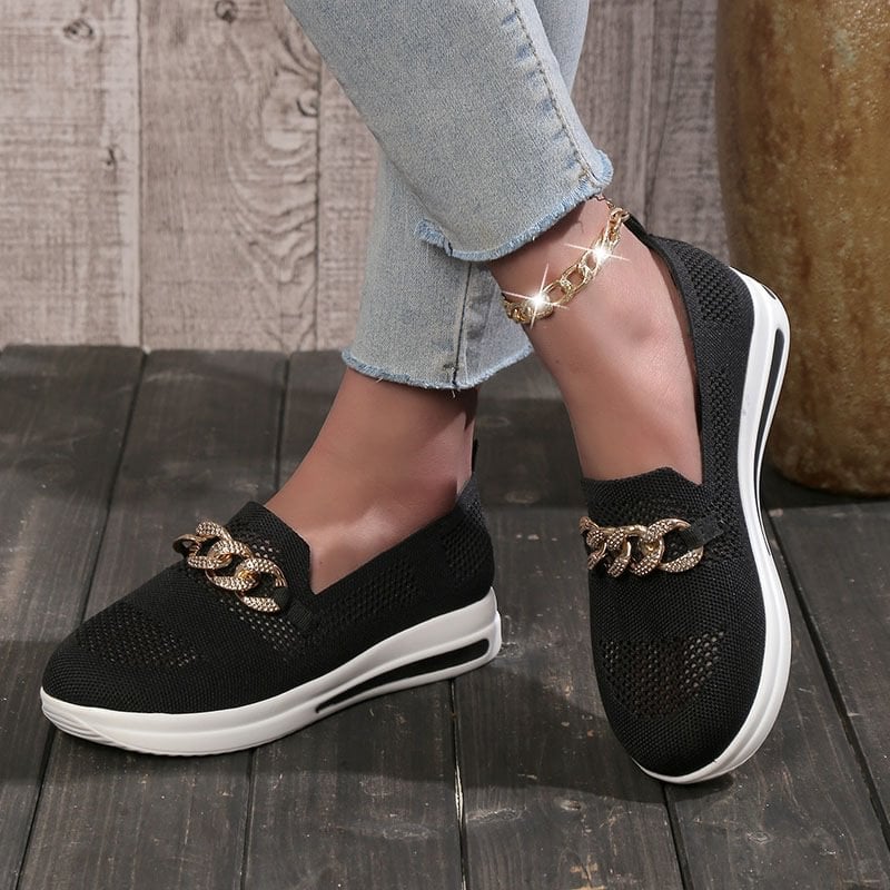 💝 Breathable Wedge Sneakers