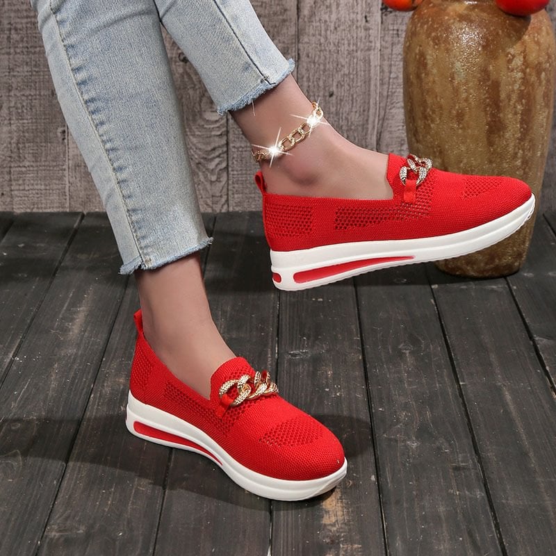 💝 Breathable Wedge Sneakers