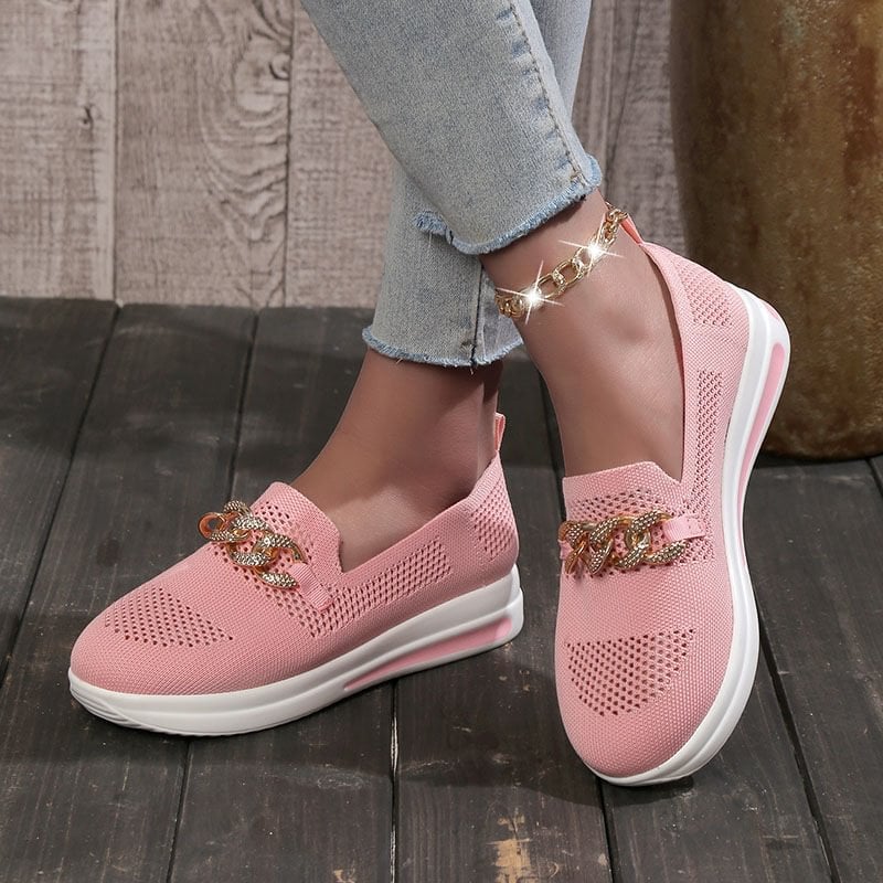 💝 Breathable Wedge Sneakers