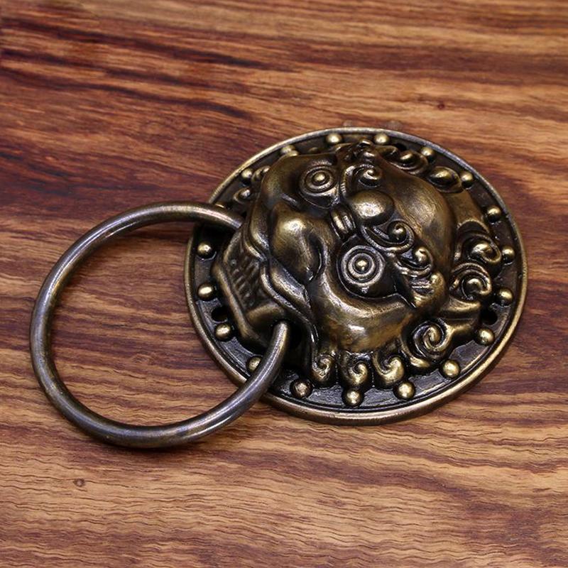 Lion Head Brass Door Knocker