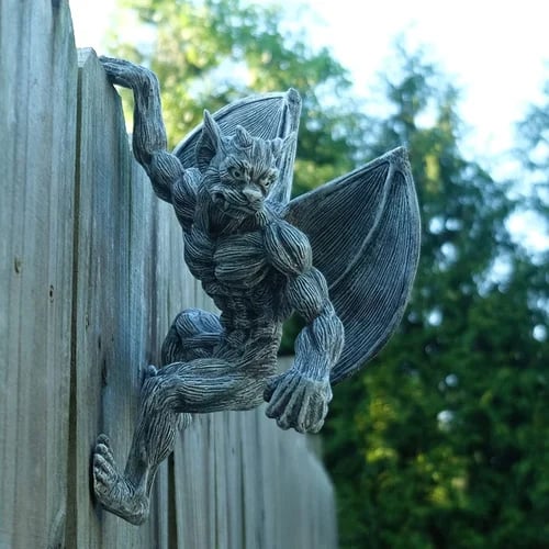 Dragon Winged Gargoyle Fence Hanger