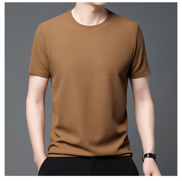 Breathable Waffle Weave T-shirt