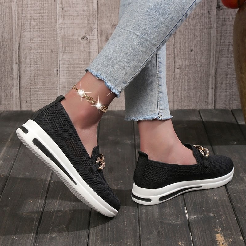 💝 Breathable Wedge Sneakers