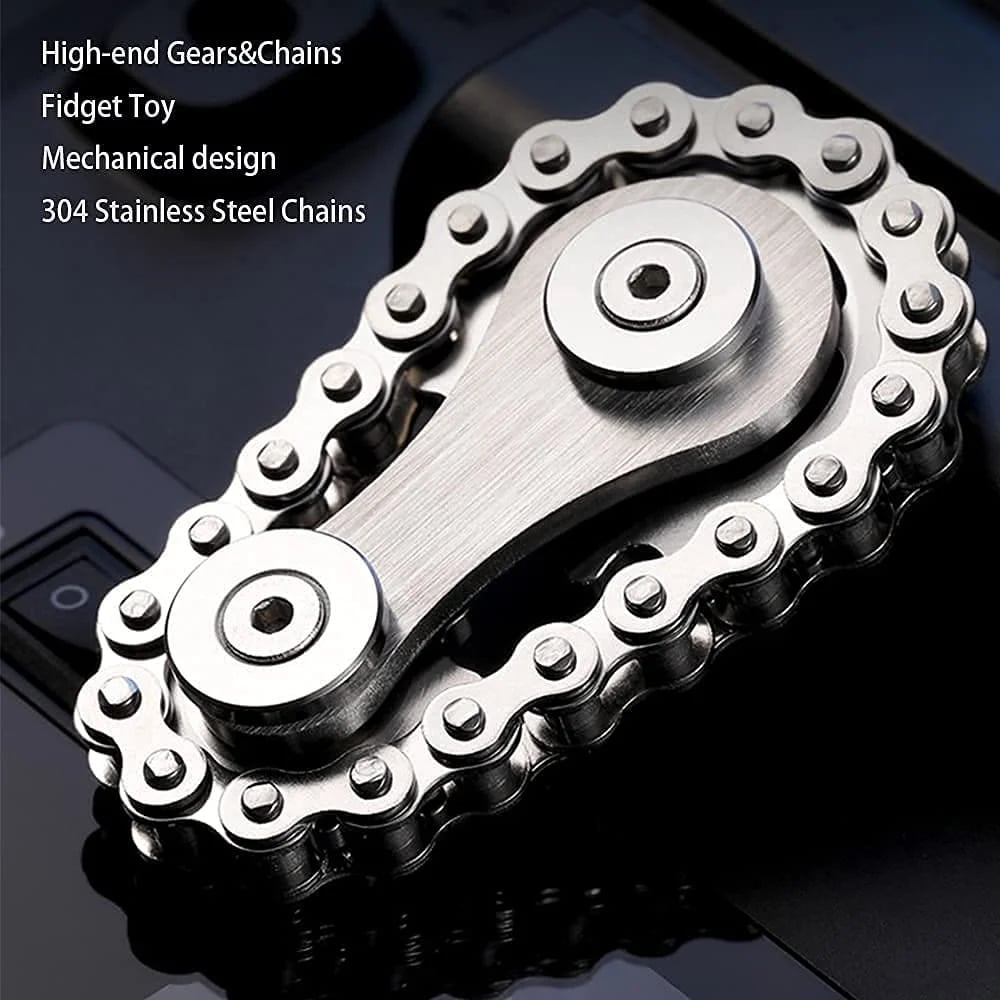 🙌Hot Sale⚙️Sprockets Bicycle Chain Fidget Spinner Toys