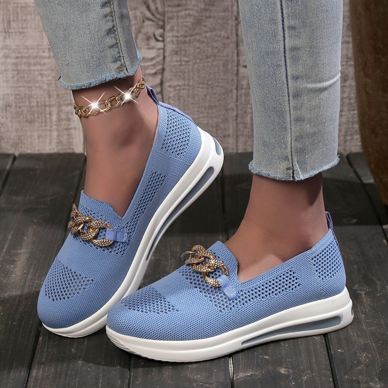 💝 Breathable Wedge Sneakers