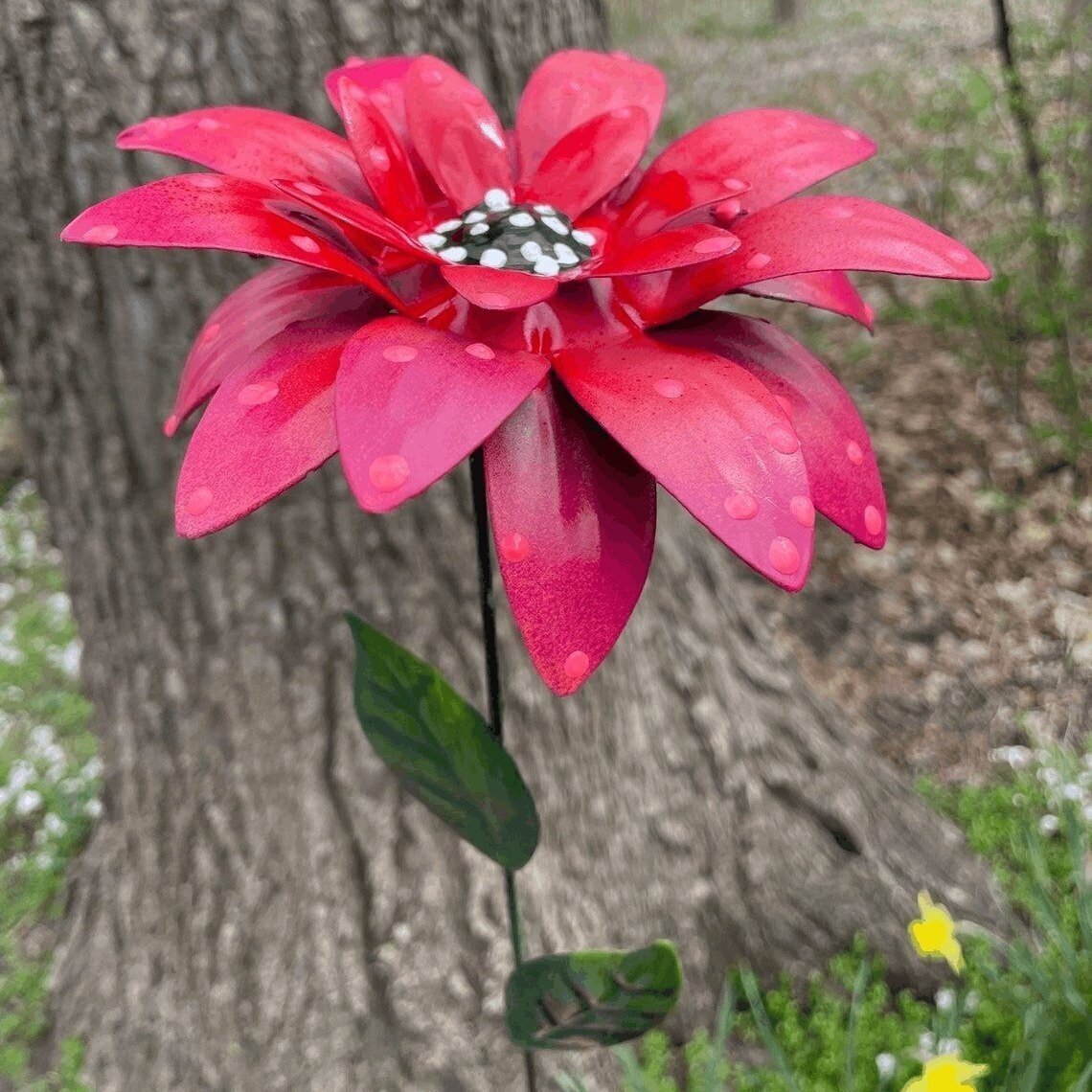 🔥Special Promotion🌼Metal Flowers Garden Stakes🌻