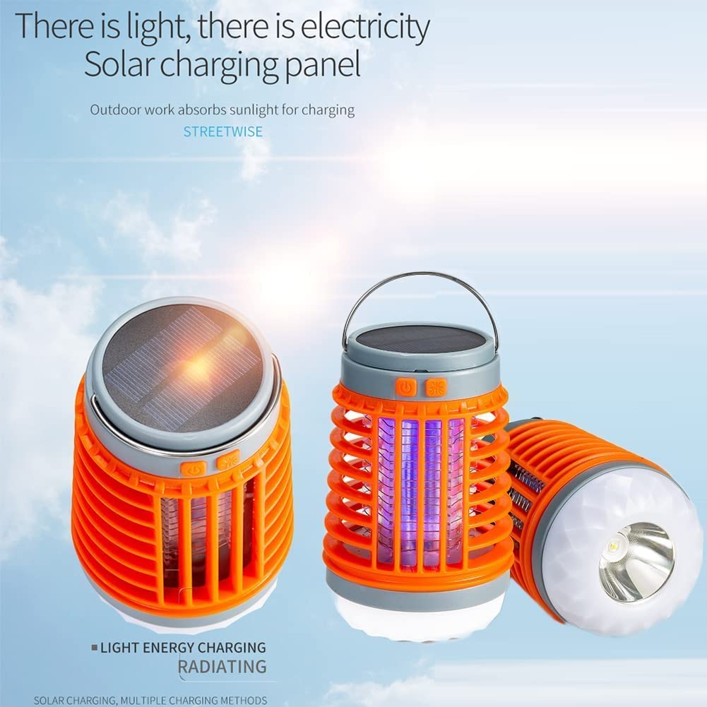 ✨2023 Multifunctional Solar camping Mosquito Killer Lamp