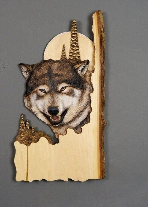 Animal Carving Handcraft Wall Hanging | Perfect Gift