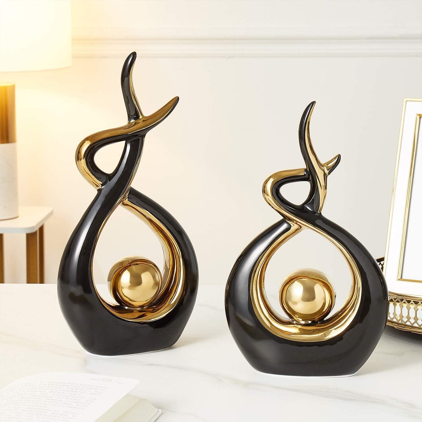 Modern Abstract Art Ceramic Statue