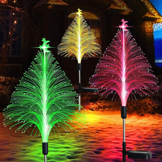 🎄Luces Solares de Árboles de Navidad que Cambian de 7 Colores🎄