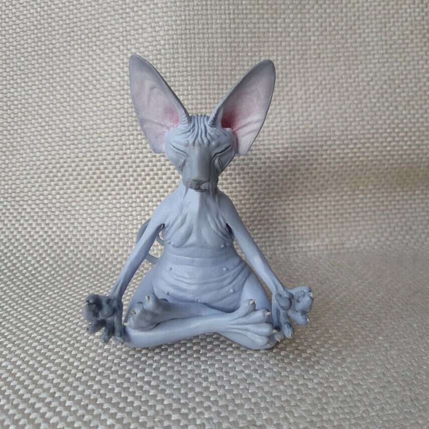 🔥Last Day Promotion🔥😻Sphynx Cat Meditate Yoga