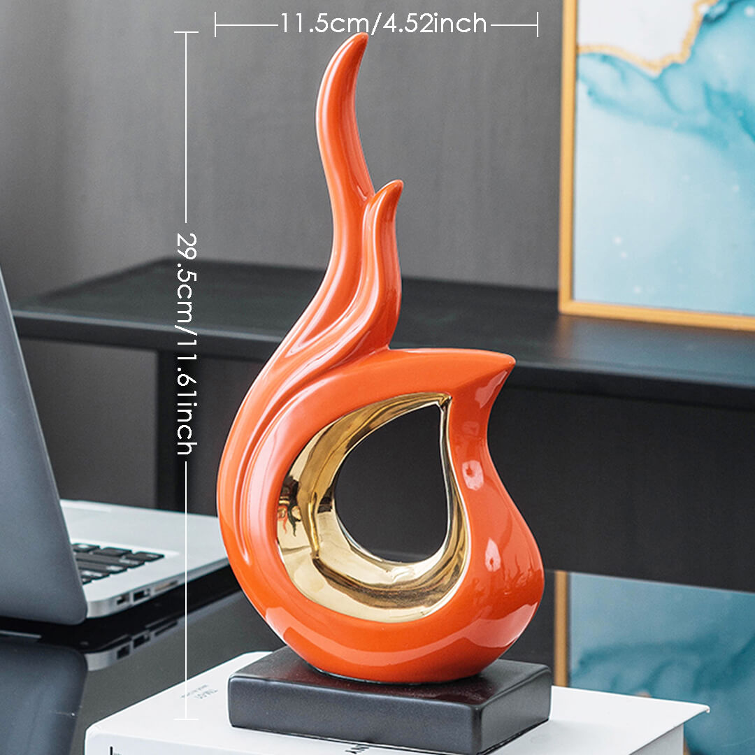 Modern Abstract Art Ceramic Statue