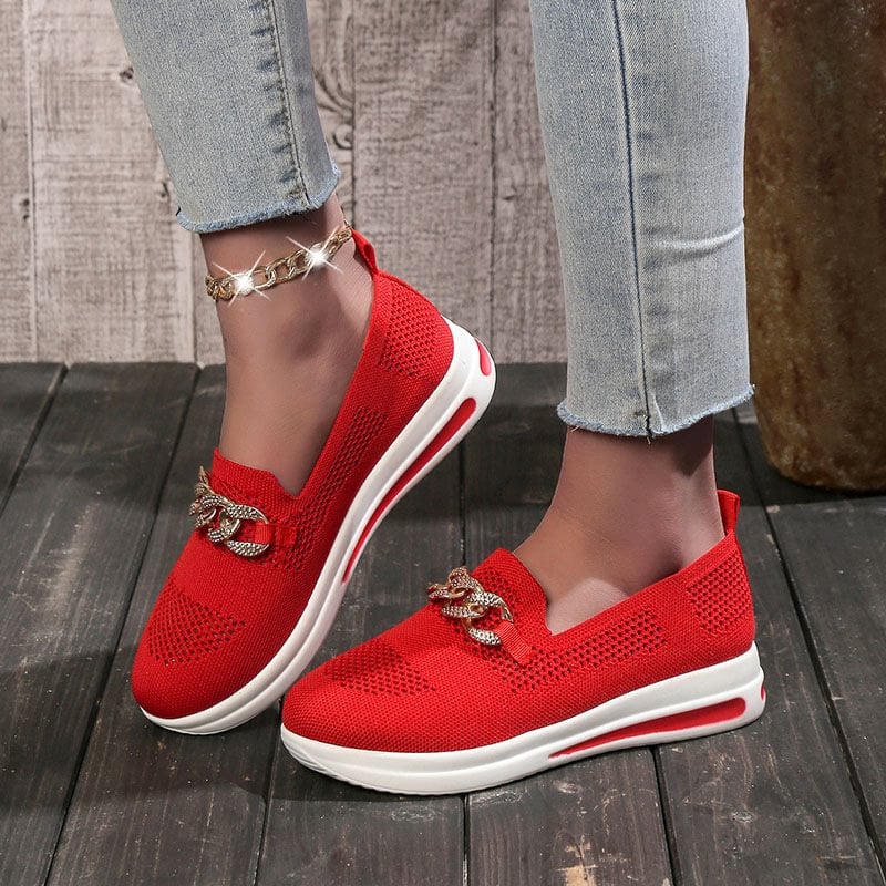 💝 Breathable Wedge Sneakers