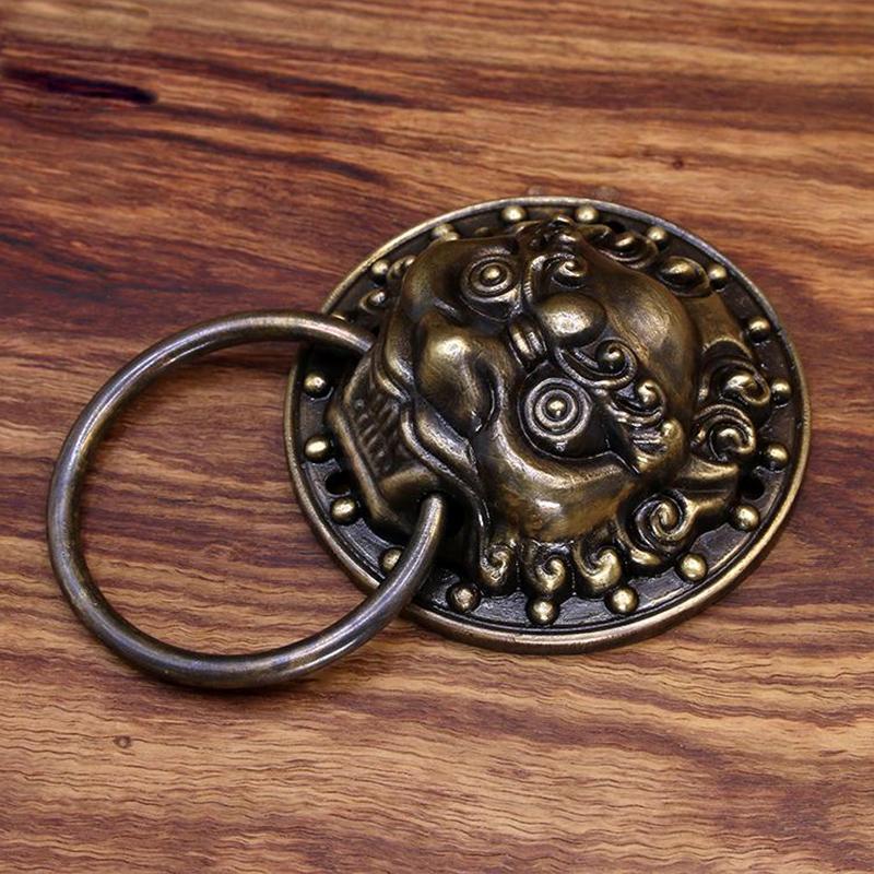 Lion Head Brass Door Knocker