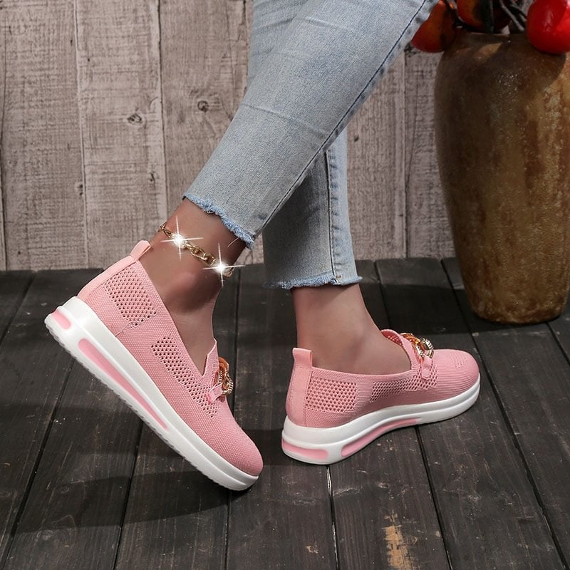 💝 Breathable Wedge Sneakers