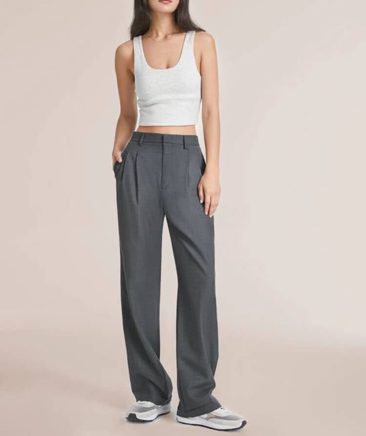 THE EFFORTLESS TAILORED WIDE LEG PANTS