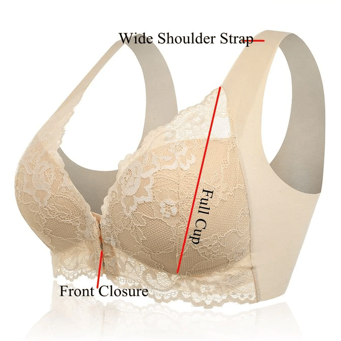 😲- Front Closure 5D Beauty Back Sports Comfy Bra